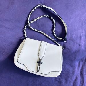 White F21 Crossbody purse